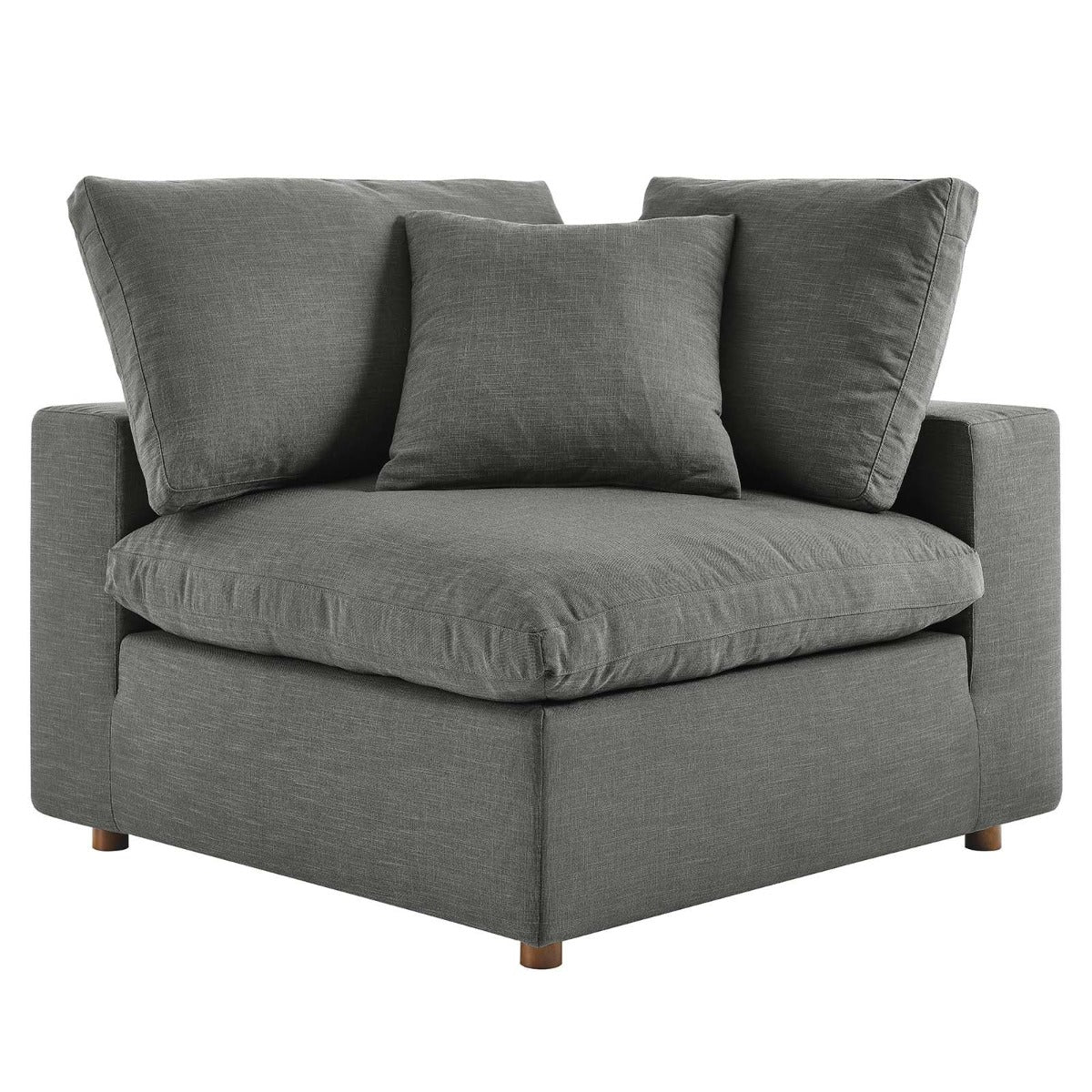 Modway Commix Down Filled Overstuffed 2 Piece Modular Loveseat