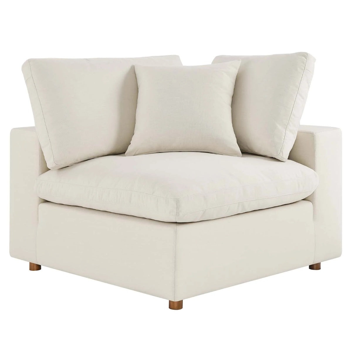 Modway Commix Down Filled Overstuffed 2 Piece Modular Loveseat