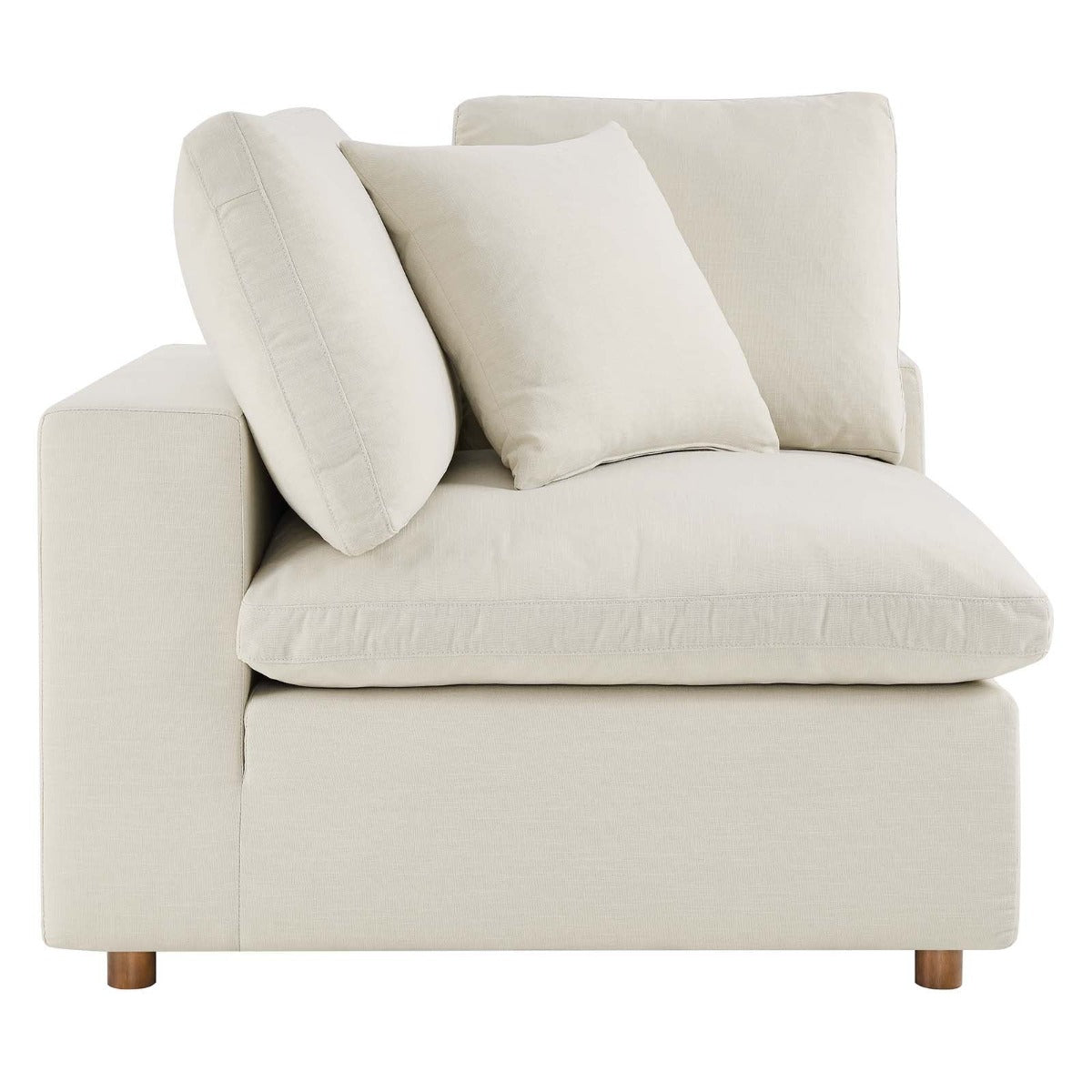Modway Commix Down Filled Overstuffed 2 Piece Modular Loveseat