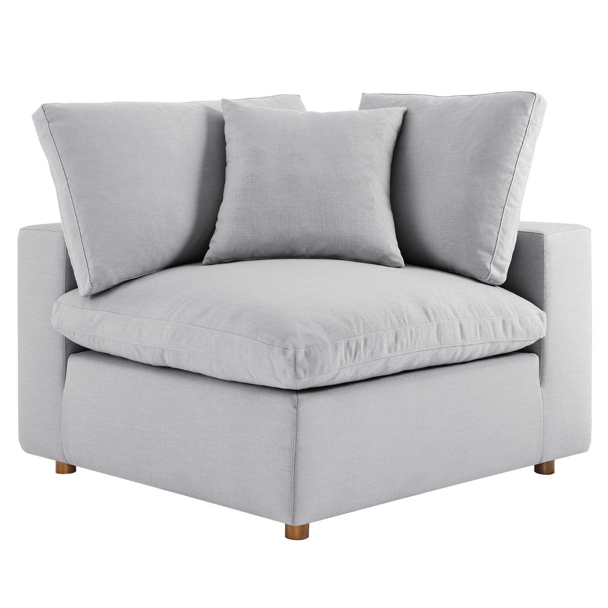 Modway Commix Down Filled Overstuffed 2 Piece Modular Loveseat