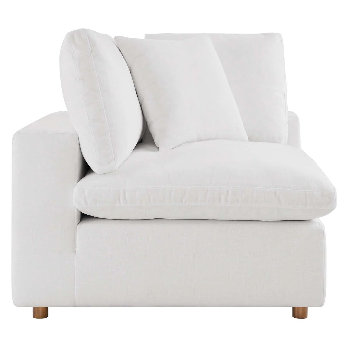 Modway Commix Down Filled Overstuffed 2 Piece Modular Loveseat
