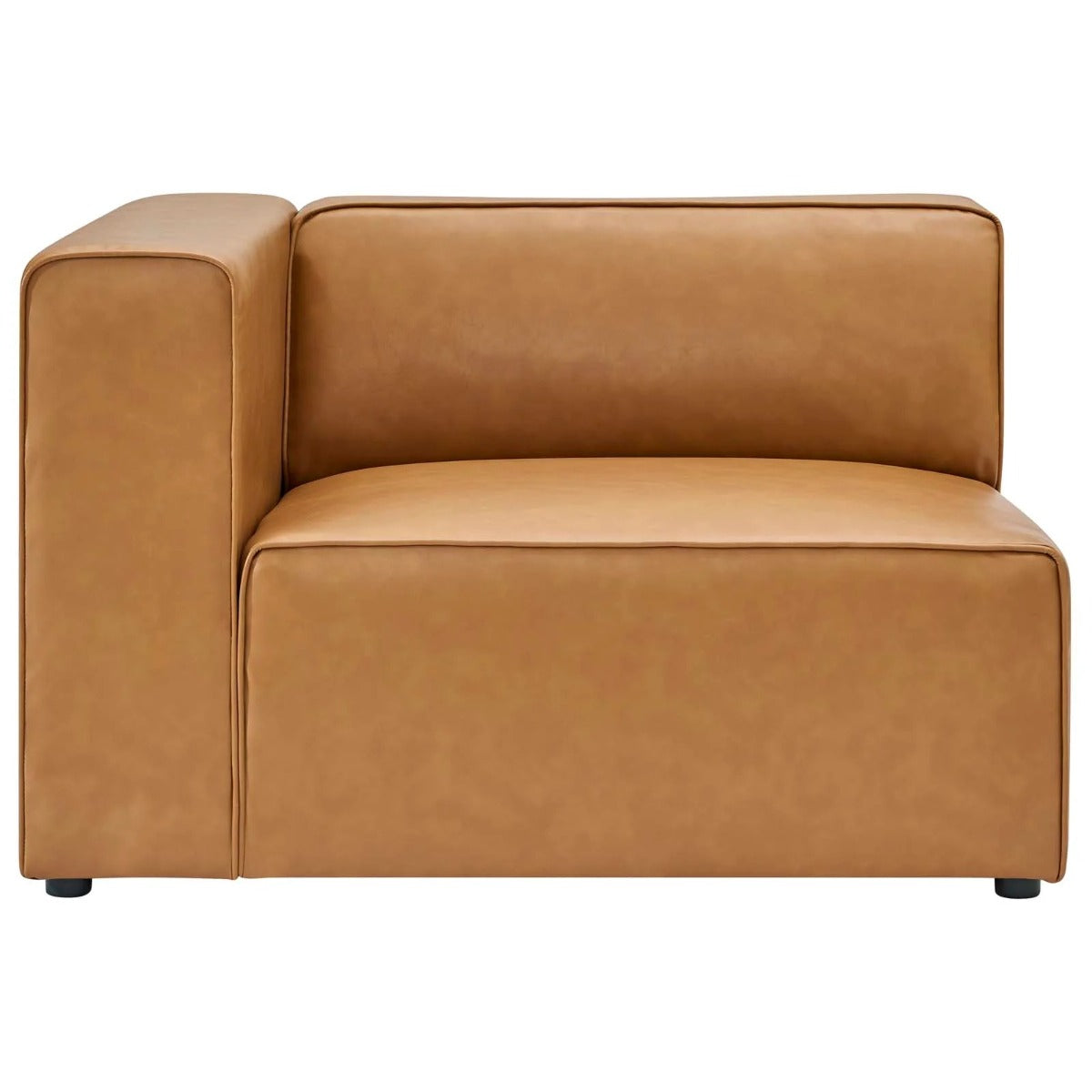 Modway Mingle Vegan Leather 2-Piece Modular Loveseat
