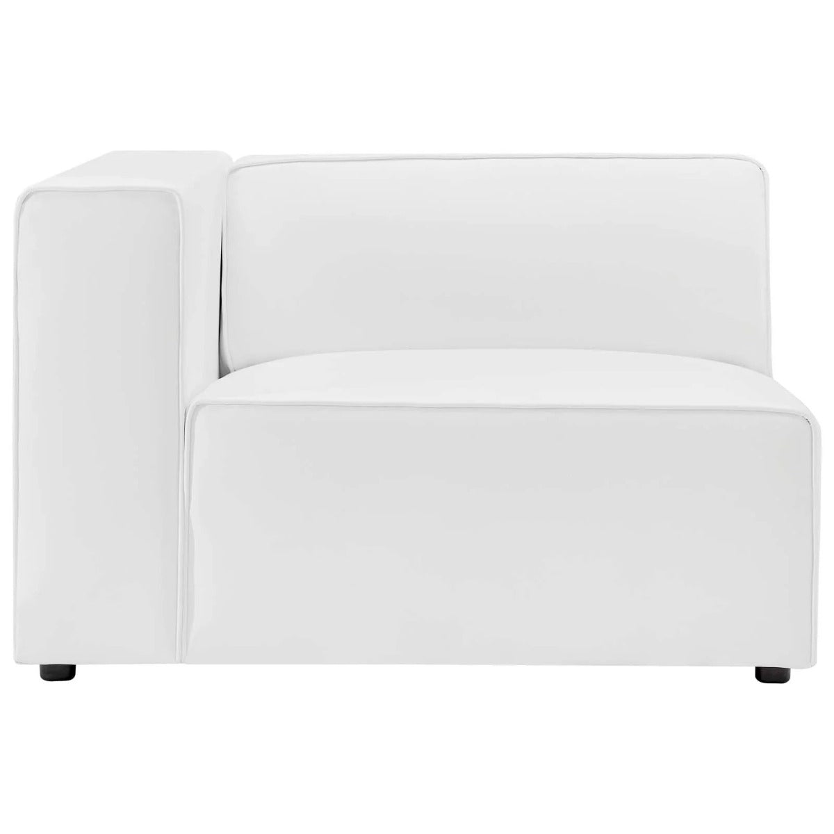 Modway Mingle Vegan Leather 2-Piece Modular Loveseat