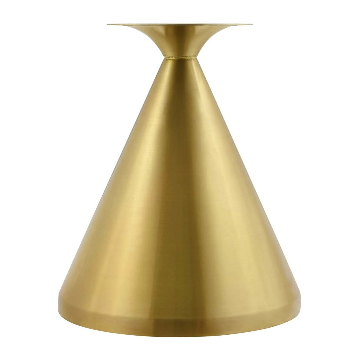 Modway Tupelo 48" Oval Dining Table Gold Walnut