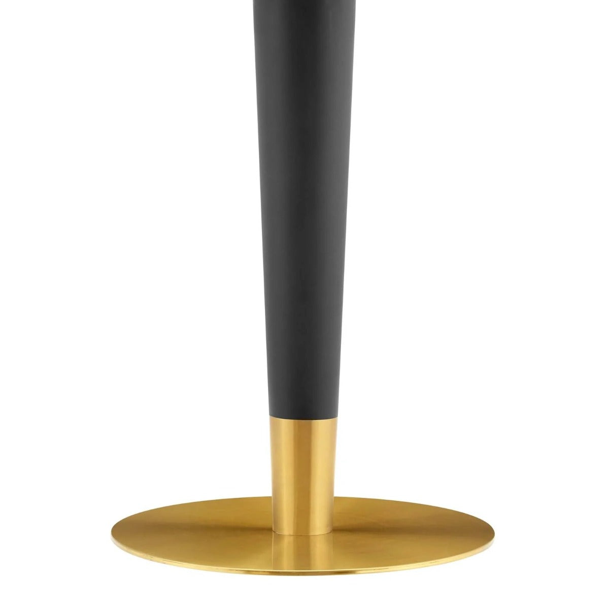 Modway Zinque 28" Round Terrazzo Dining Table Gold White