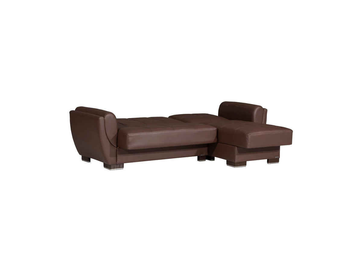 Ottomanson Armada Air - Upholstered Convertible Chaise Lounge With Storage