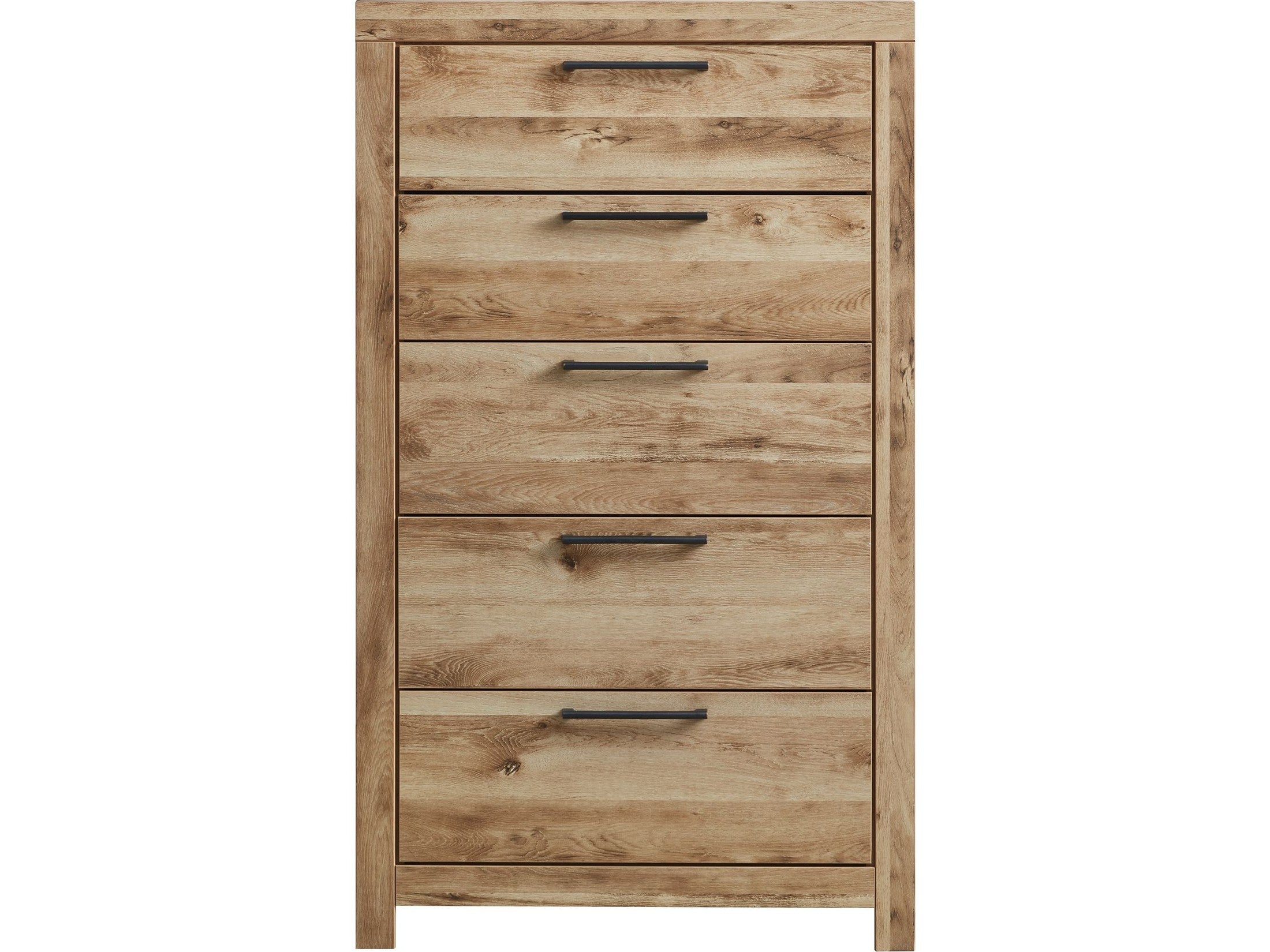 Hyanna - Five Drawer Chest - Tan Brown
