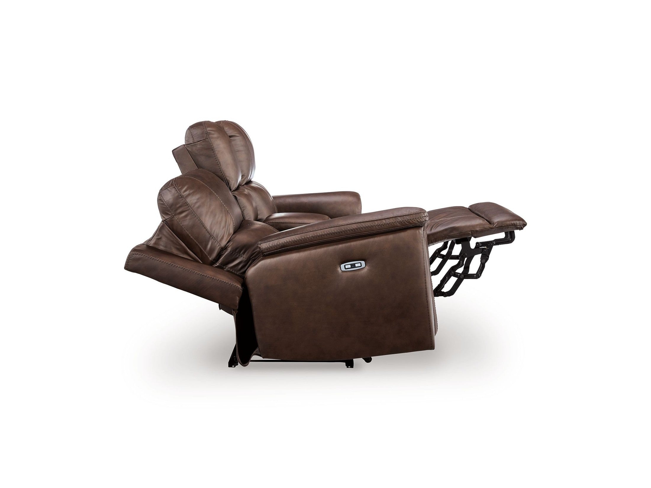 Bleckley - Power Reclining Loveseat With Console / Adjustable Headrest