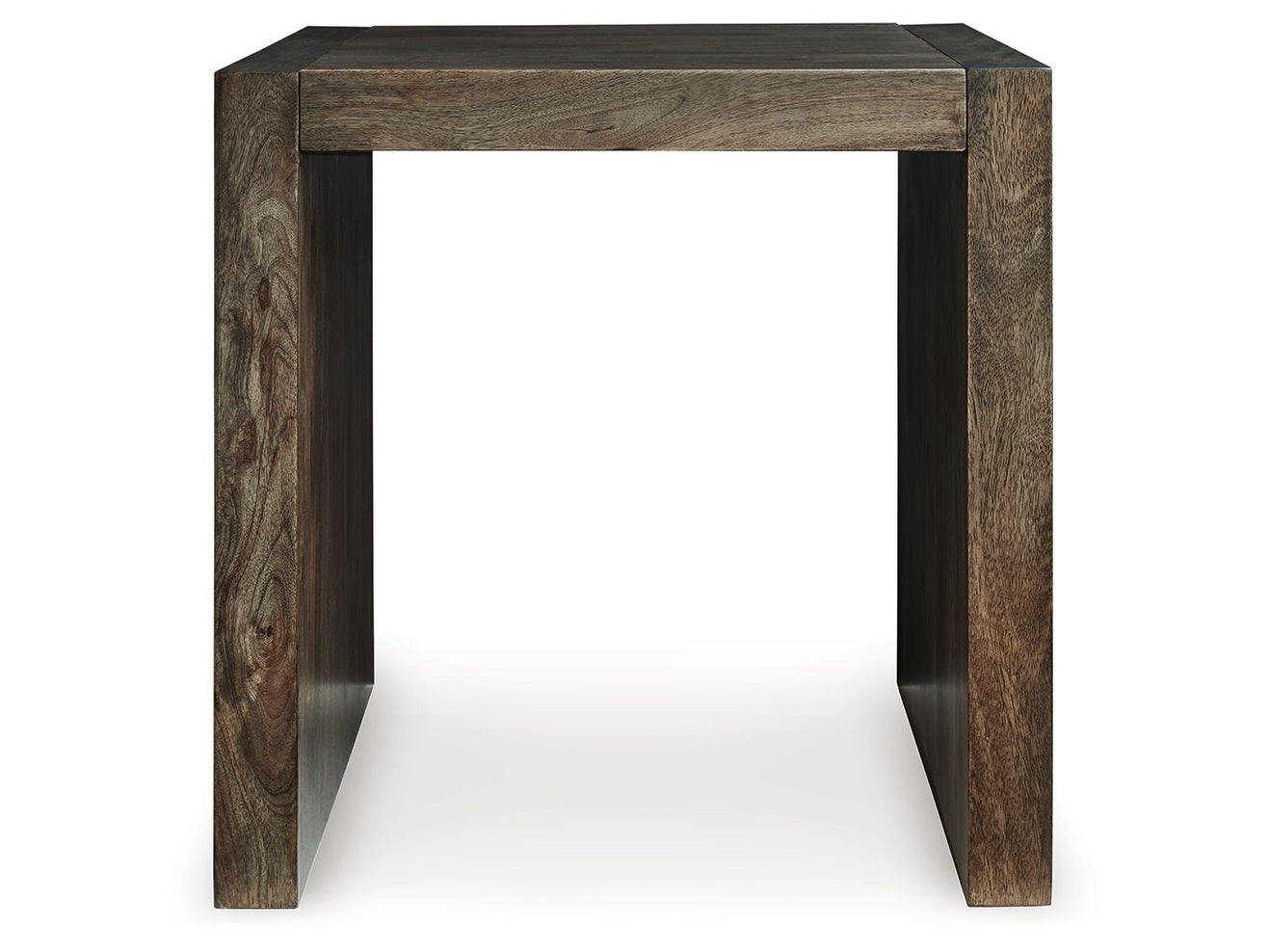 Dreggan - Square End Table - Brown
