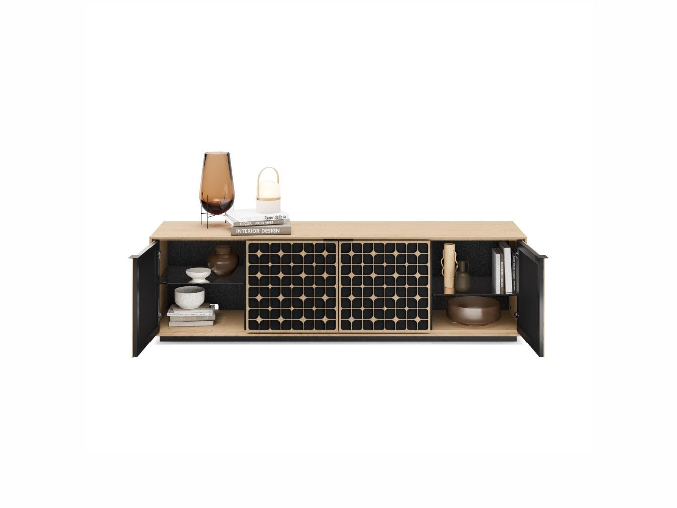 BDI Elements® 8703-CS Media + Storage Cabinet