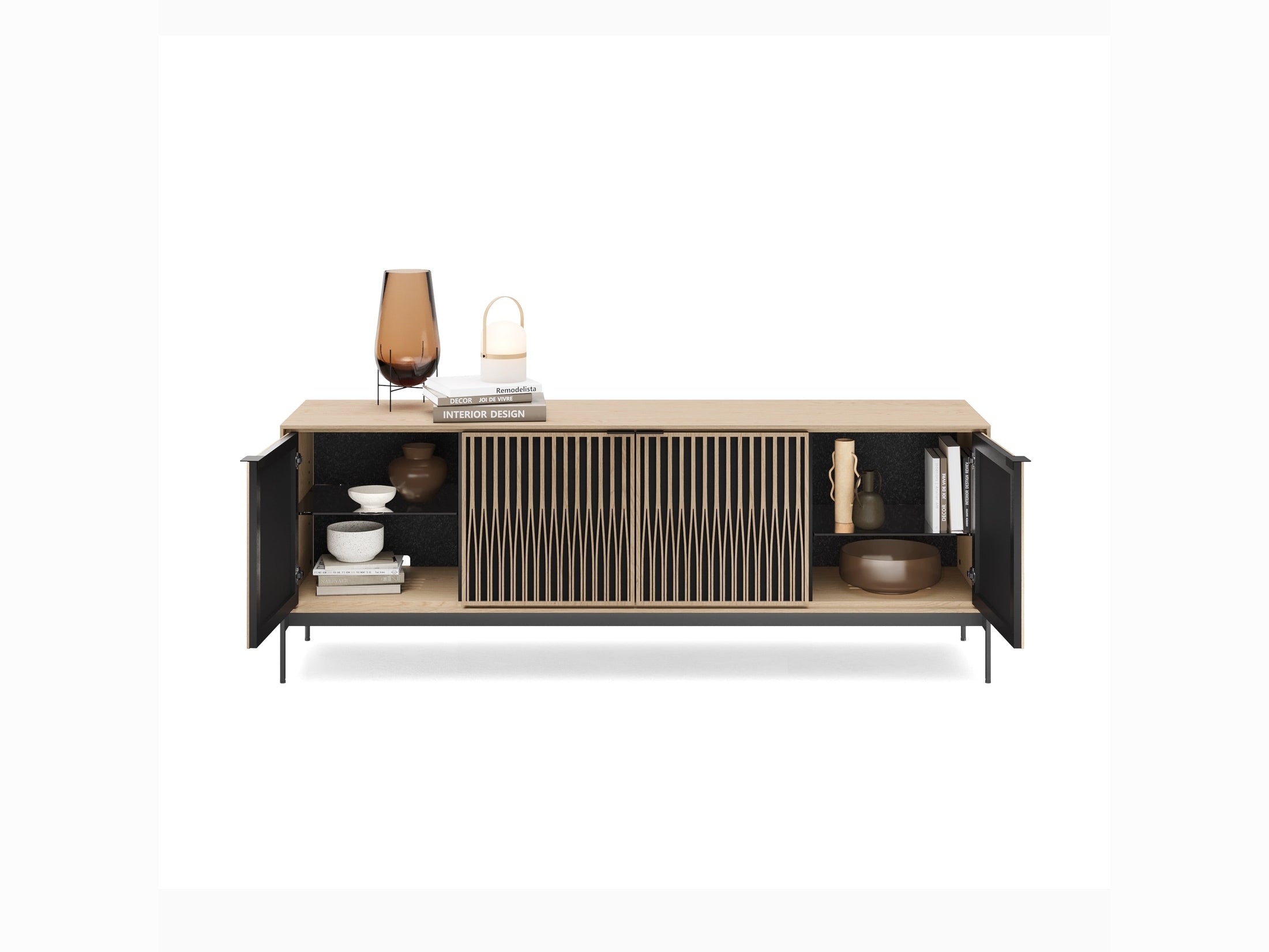 BDI Elements® 8709-TU Media + Storage Console