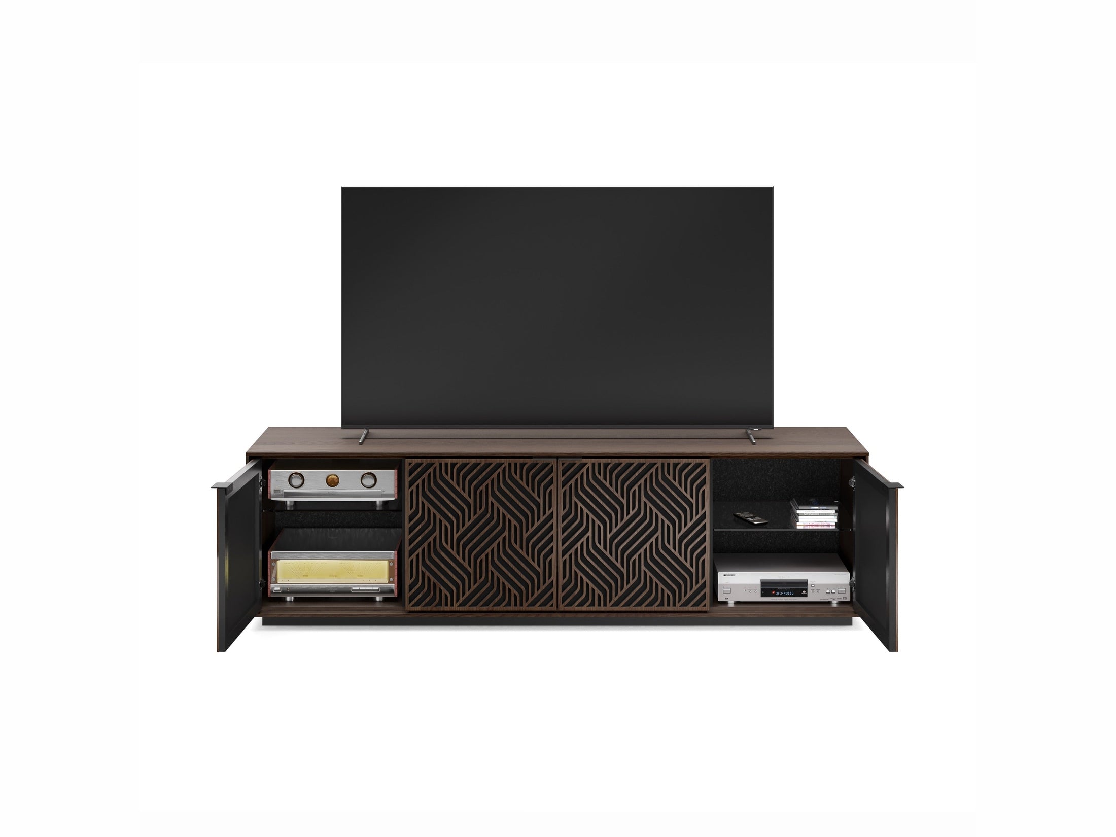 BDI Elements® 8703-WE Media + Storage Cabinet