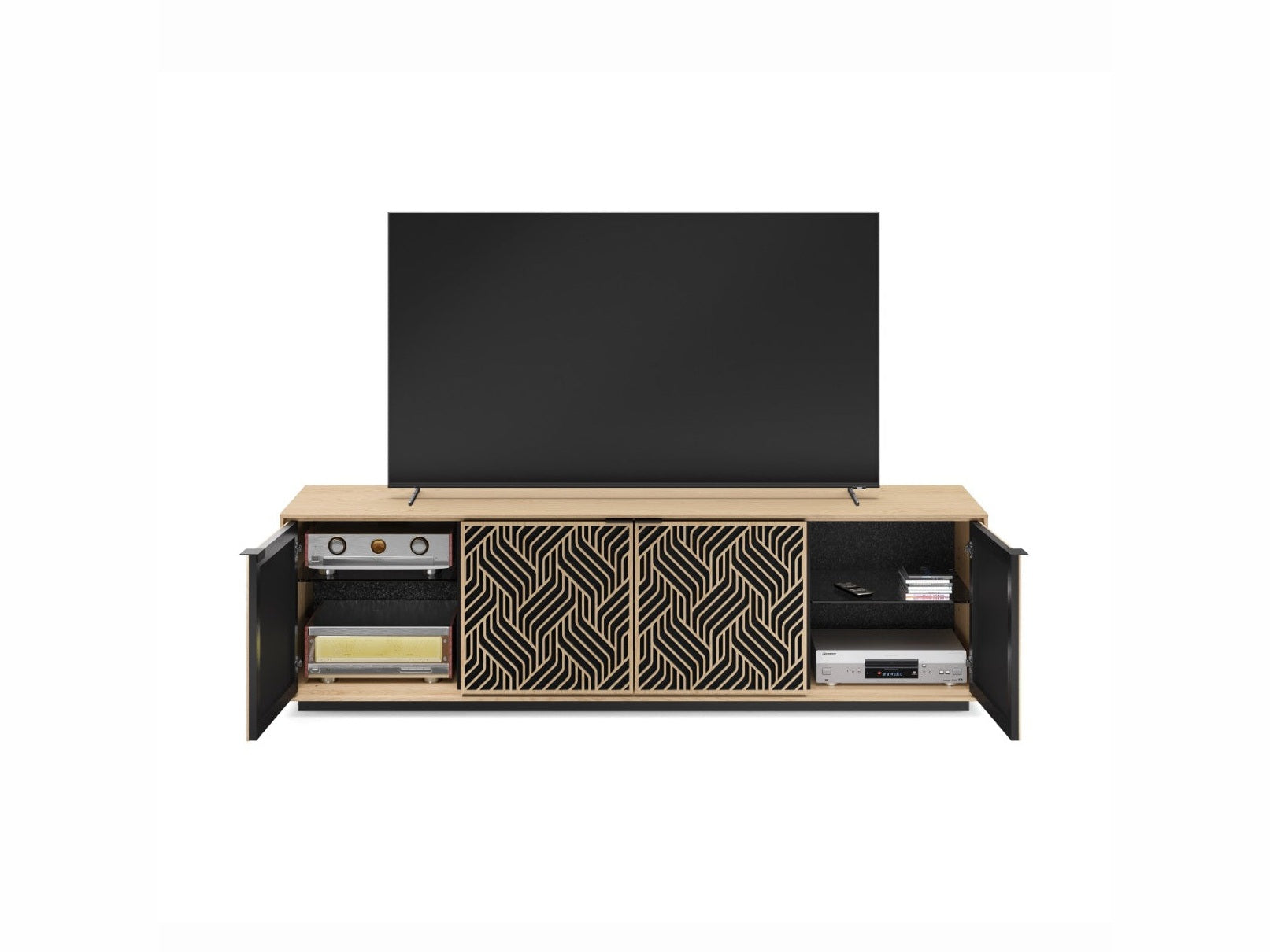BDI Elements® 8703-WE Media + Storage Cabinet