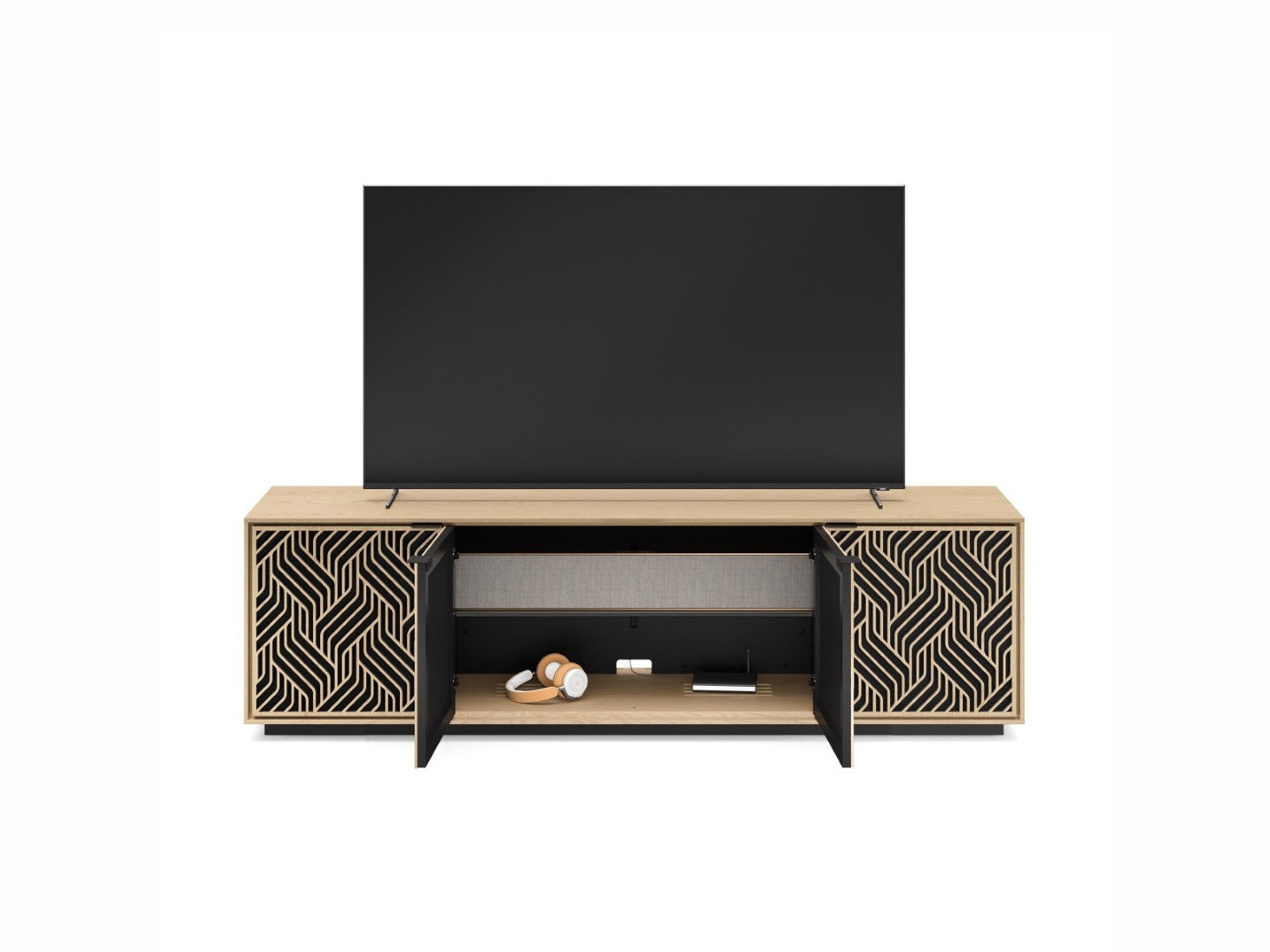 BDI Elements® 8703-WE Media + Storage Cabinet