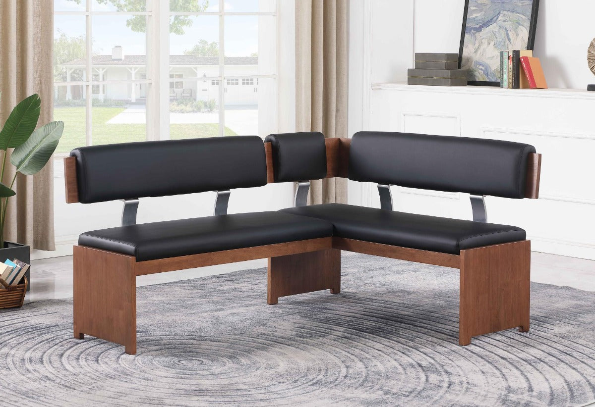 Emma Faux Leather Upholstered Nook