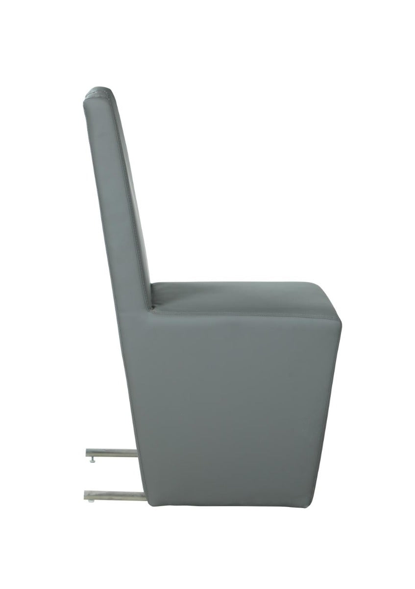 Evie Modern Upholstered Handle-Back Side Chair, Set of 2