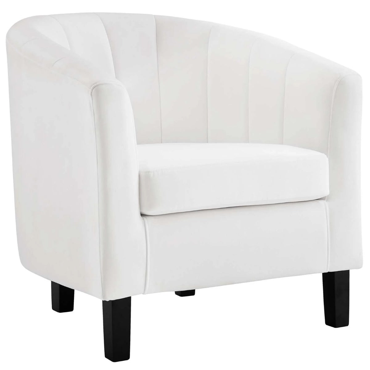 Modway Prospect Channel Tufted Performance Velvet Armchair Set of 2