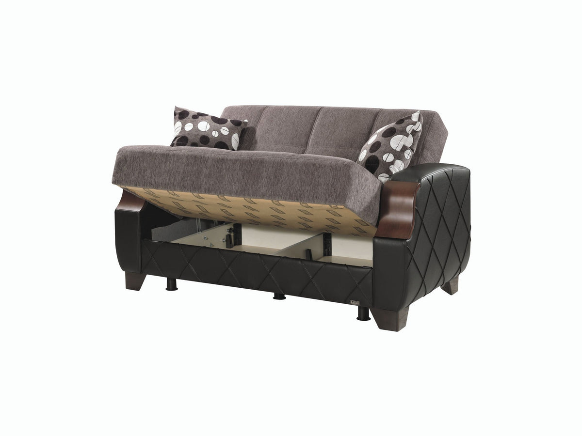 Ottomanson Molina - Upholstered Convertible Loveseat With Storage
