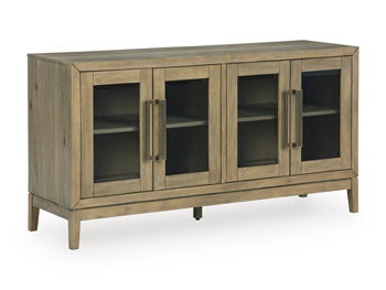 Crendlin - Dining Room Server - Light Brown