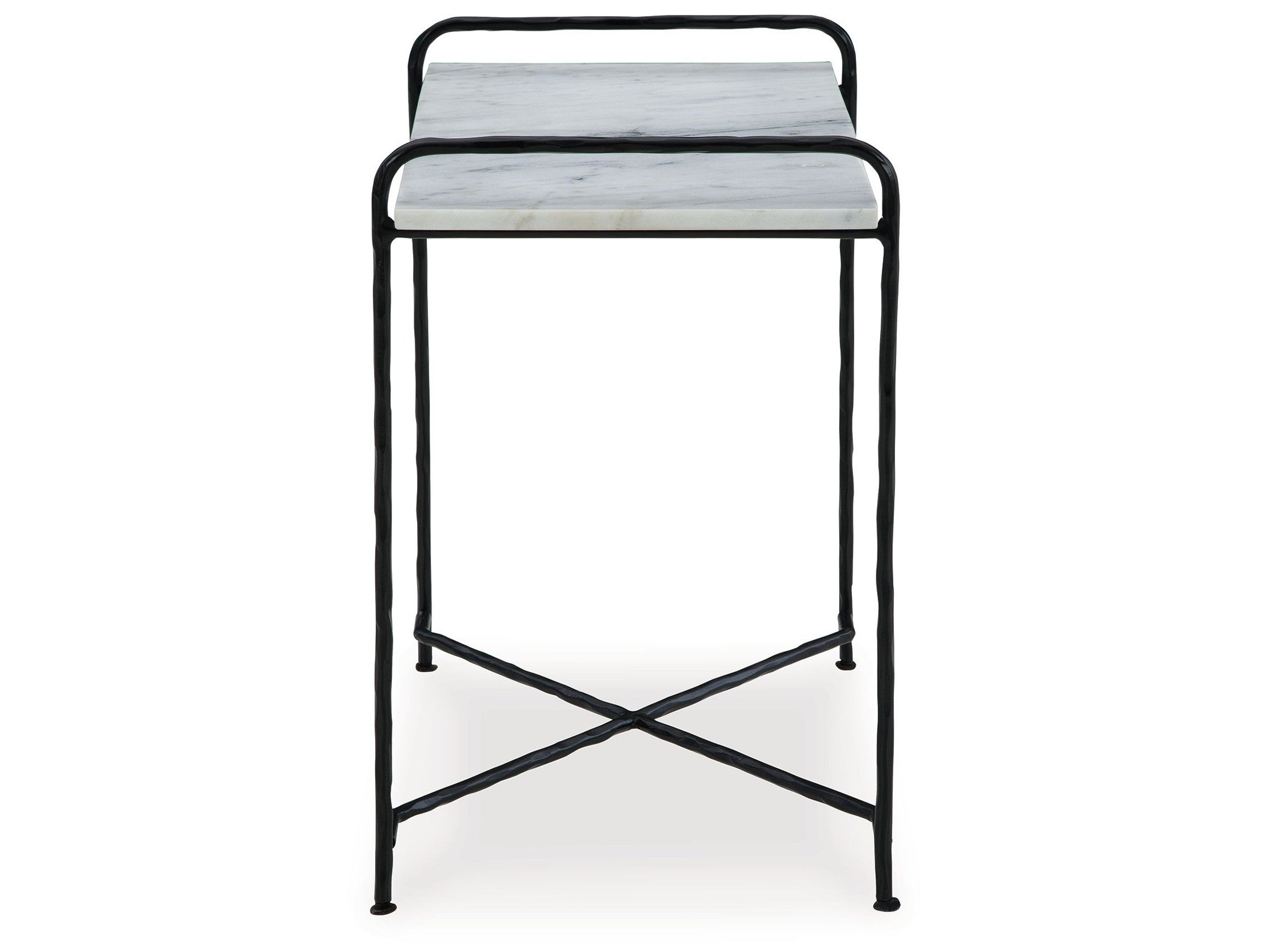 Ashber - Accent Table - White / Black