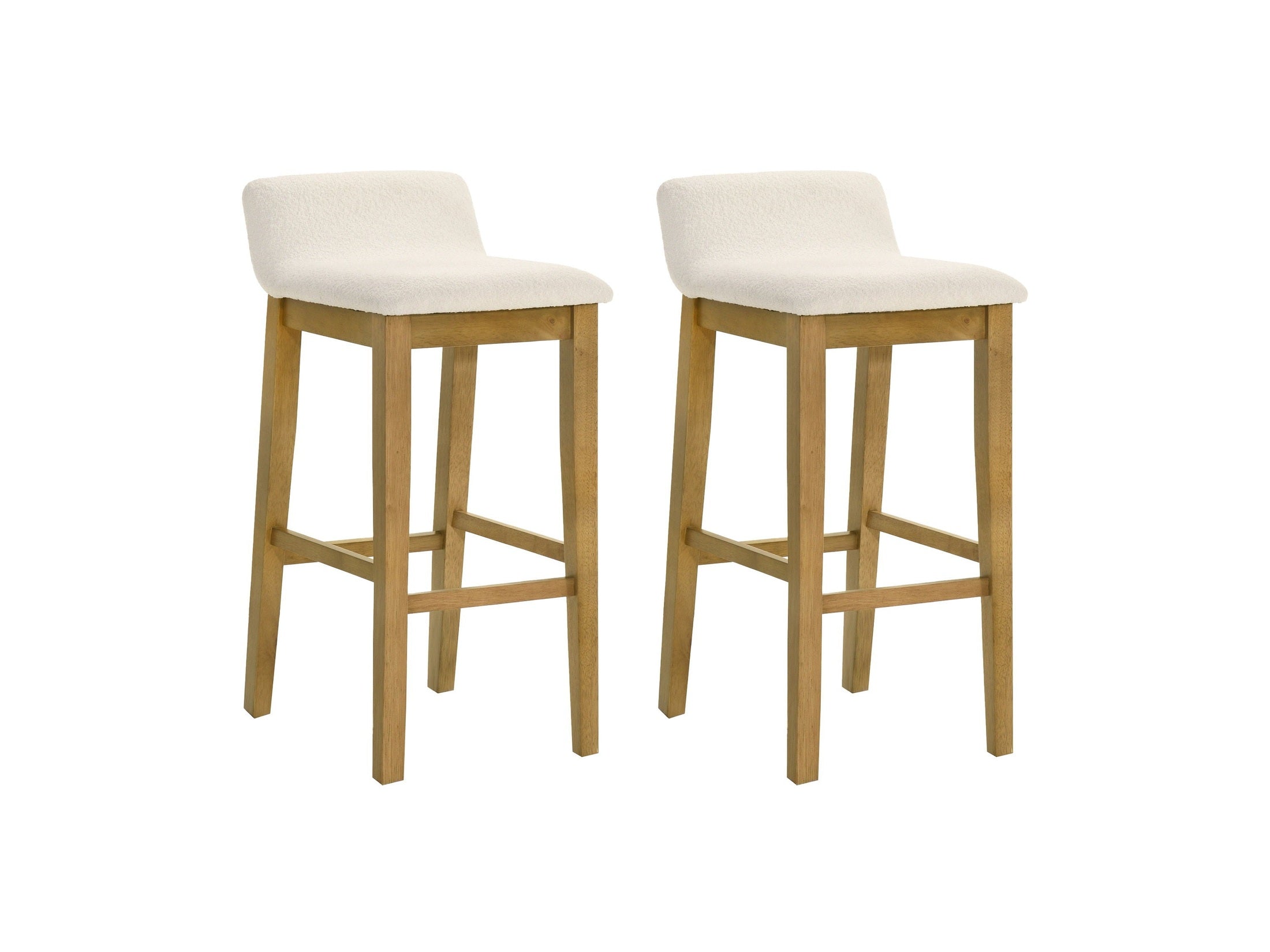 Annikah - Modern Transitional Wood Bar Height Kitchen Bar Stool