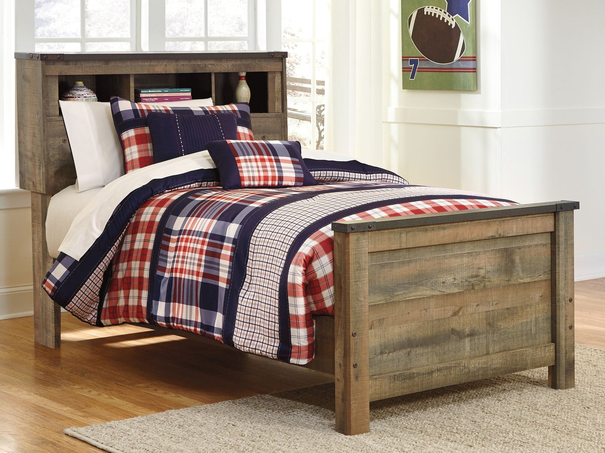 Trinell - Bookcase Bed