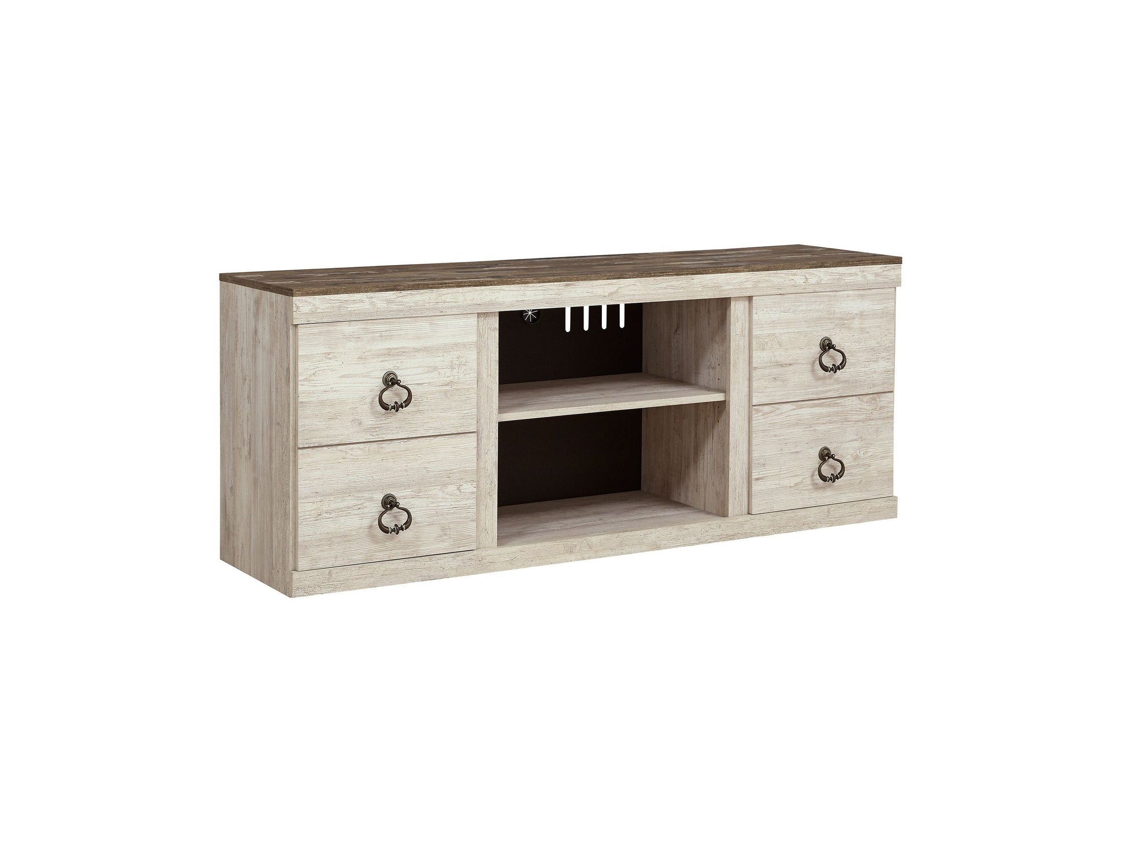 Willowton - TV Stand With Fireplace Option