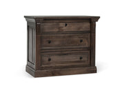 Adelaide - Wood 3 Drawer Nightstand - Cocoa Brown