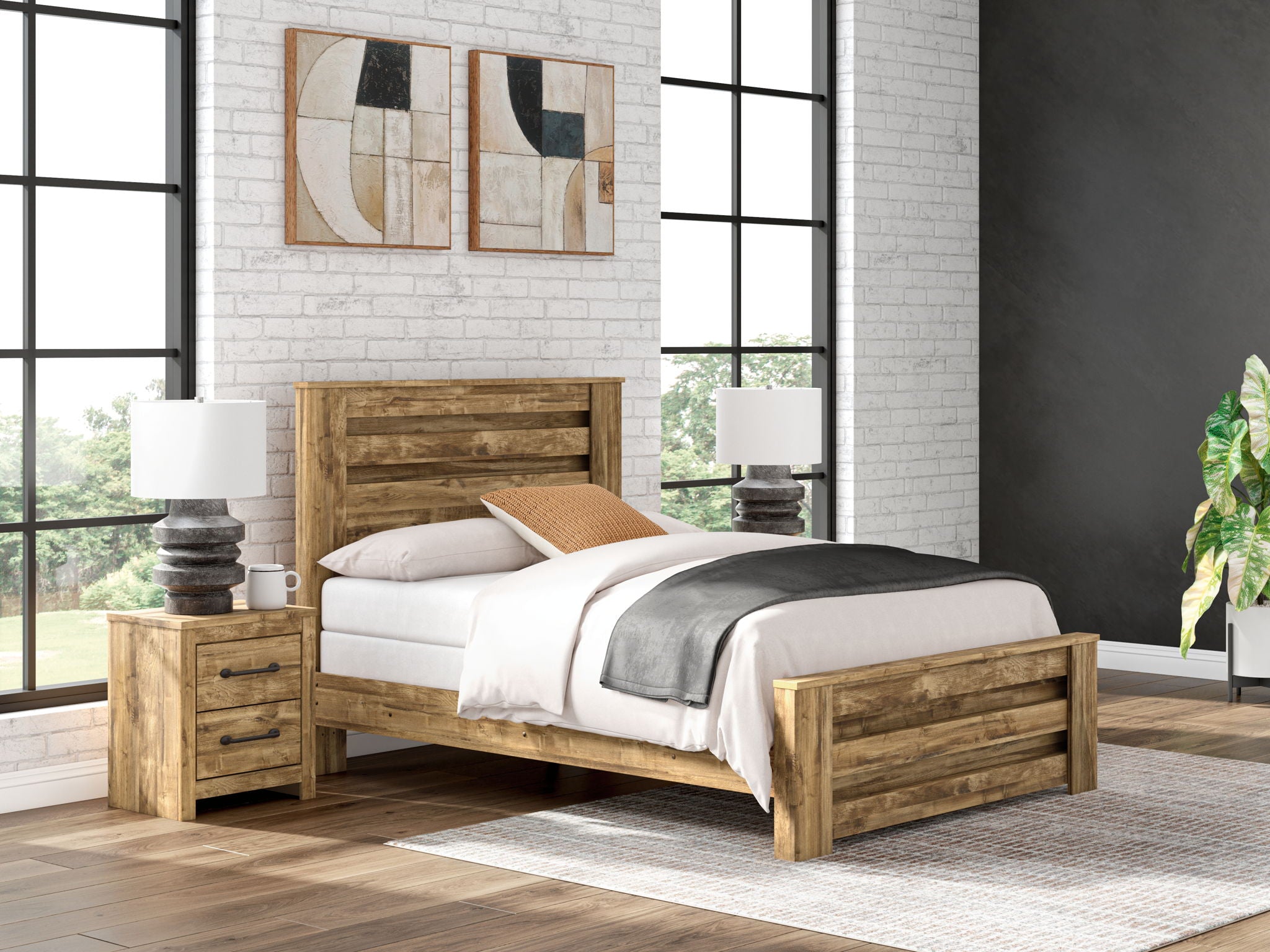 Branstony - Panel Bed
