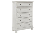 Robbinsdale - Five Drawer Chest - Antique White