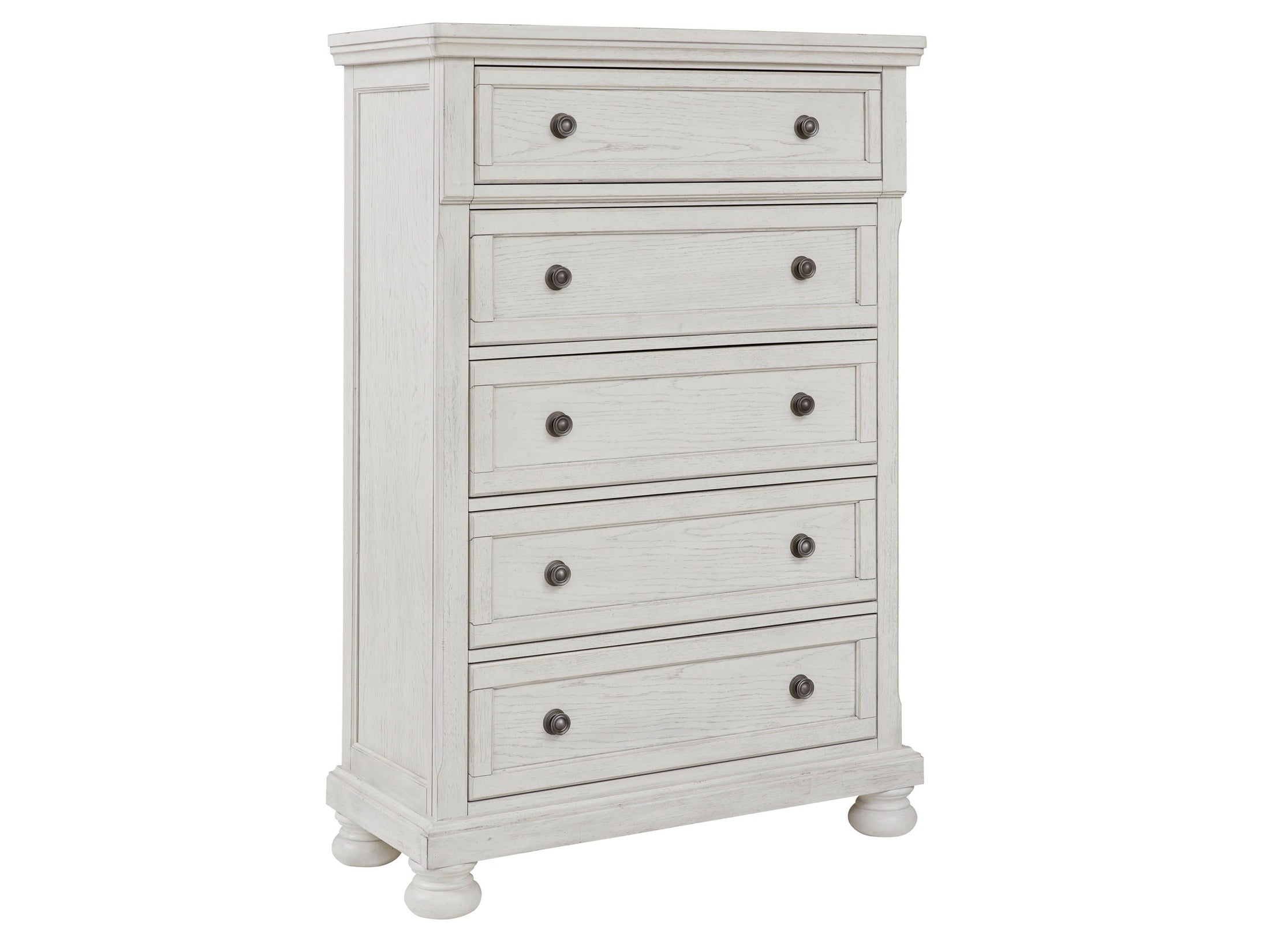 Robbinsdale - Five Drawer Chest - Antique White