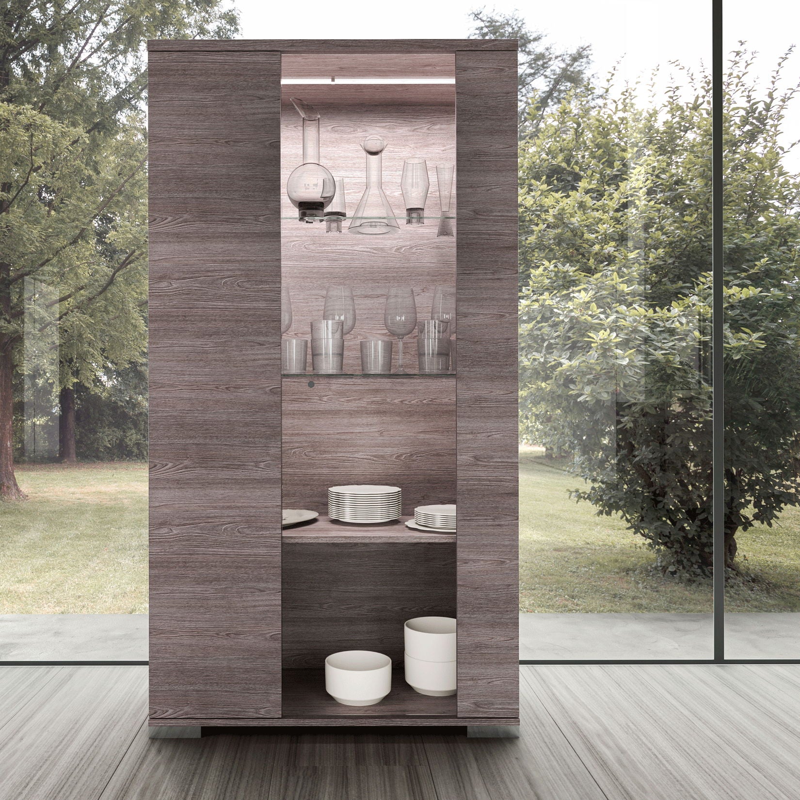 Viola - 2 Door China - Purple Elm