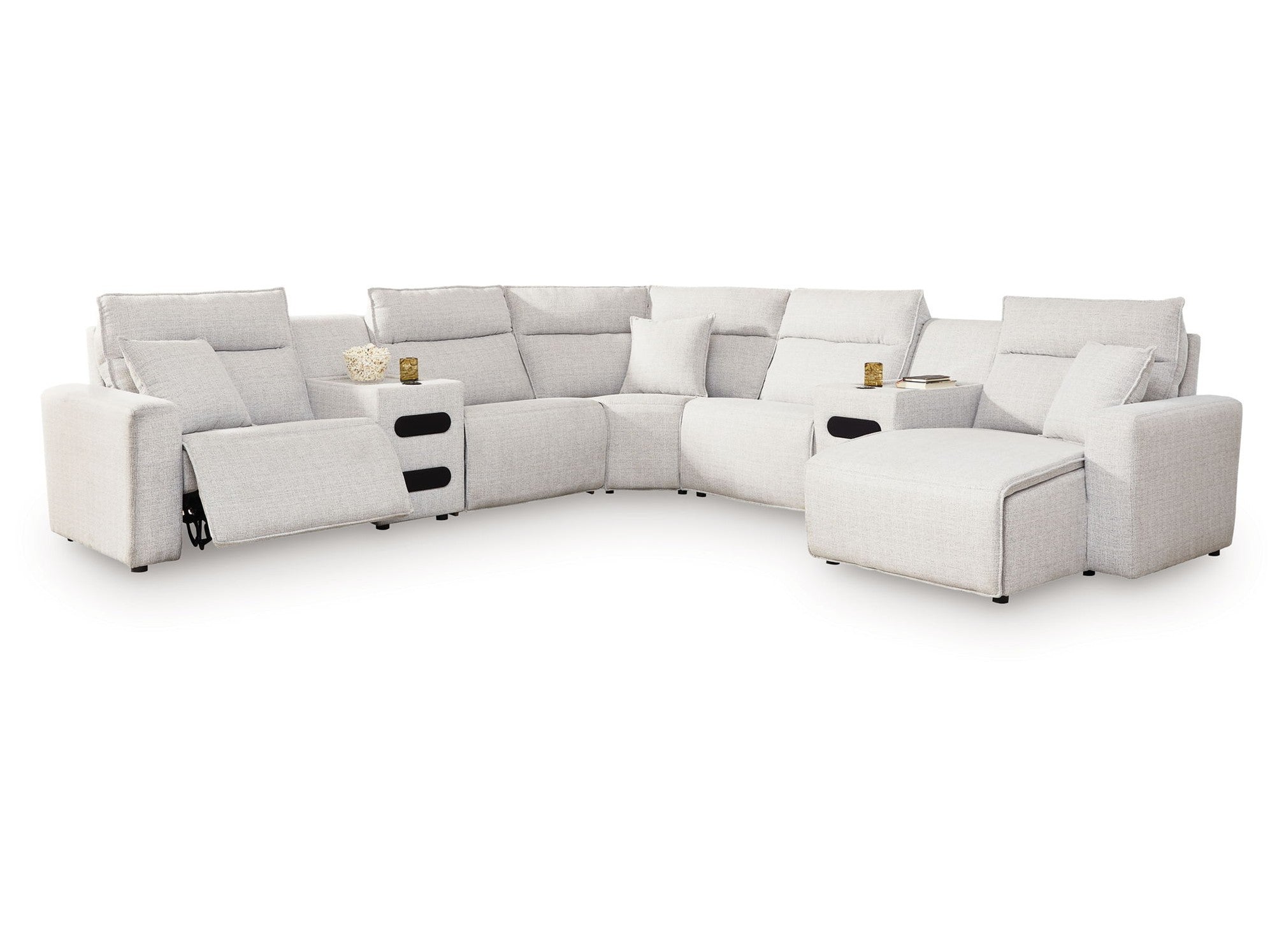 Modmax II - Reclining Sectional - Stone