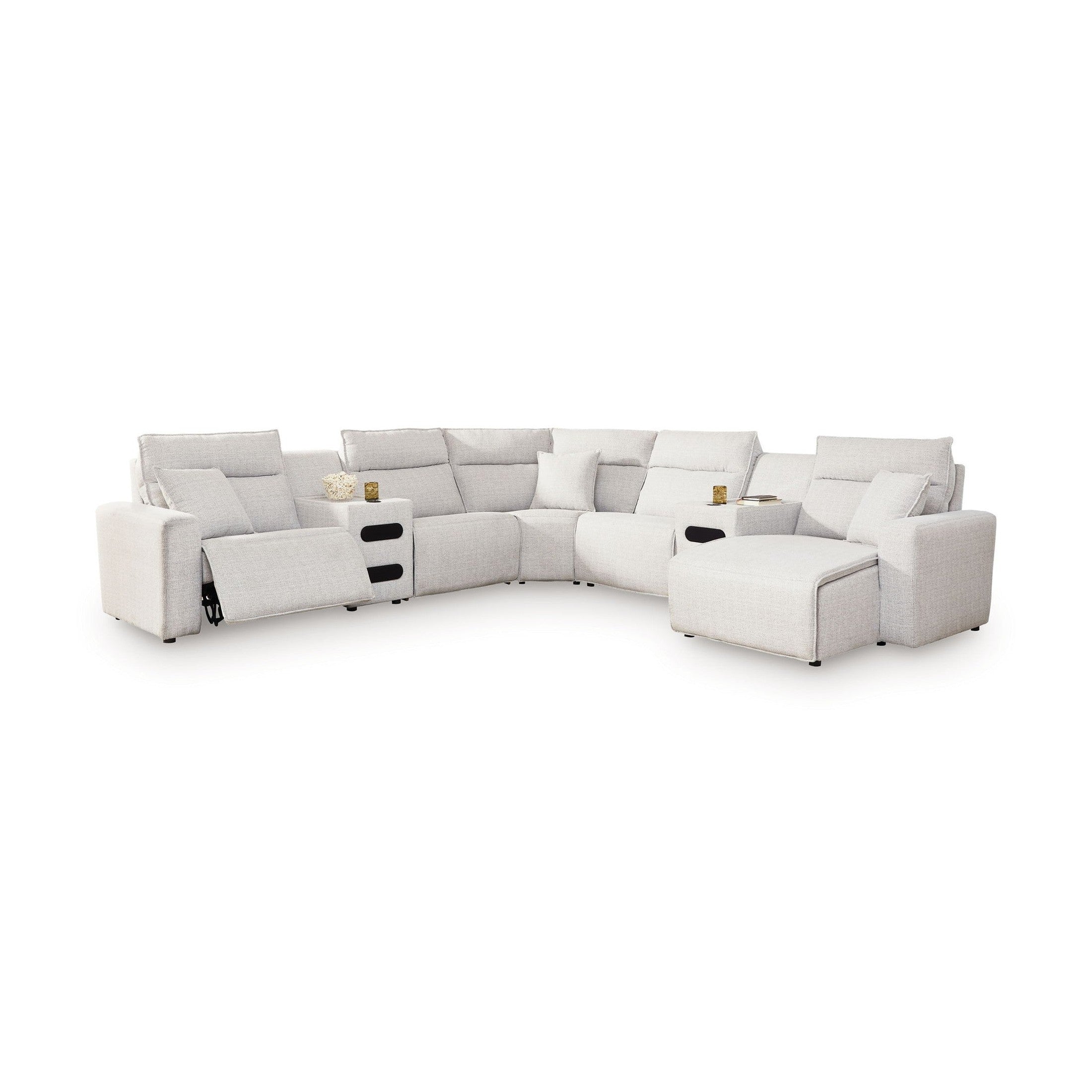 Modmax II - Reclining Sectional - Stone