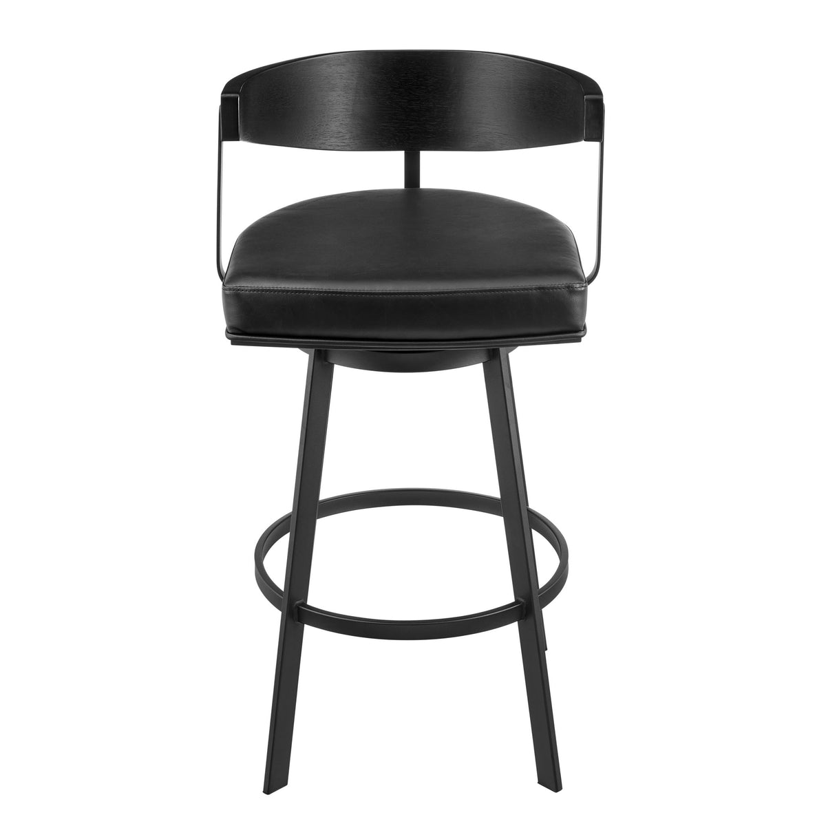 Lacey - Swivel Counter Stool - Black