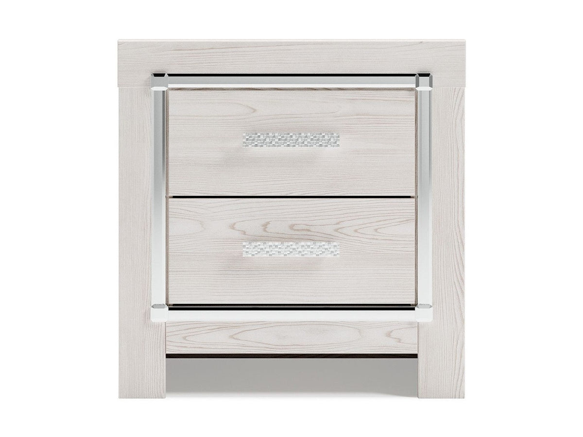 Altyra - Two Drawer Night Stand - White