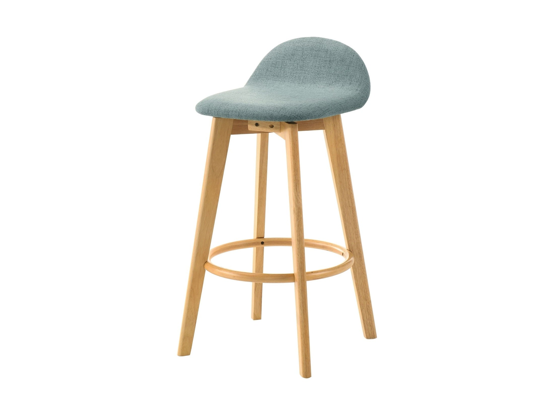 Vera - Upholstered Wood Counter Height Barstool
