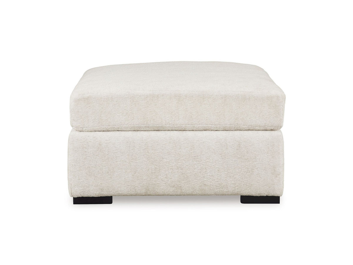 Chessington - Oversized Accent Ottoman - Ivory