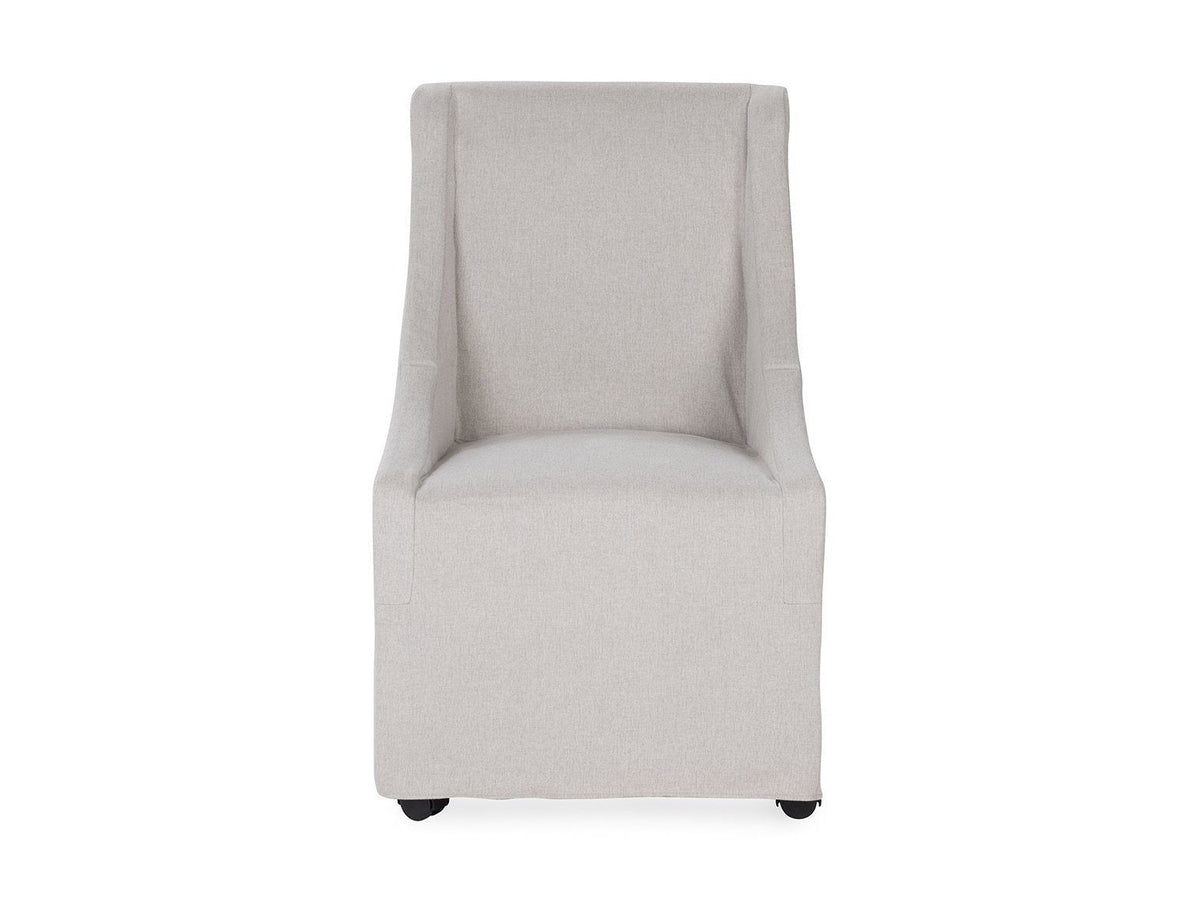 Warwick - Upholstered Rolling Dining Chair