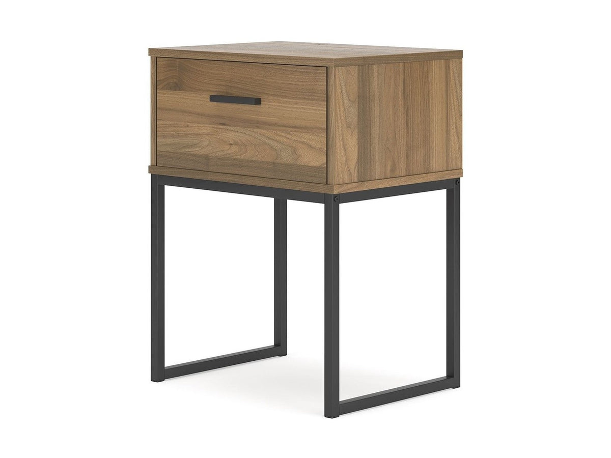 Deanlow - One Drawer Night Stand - Honey