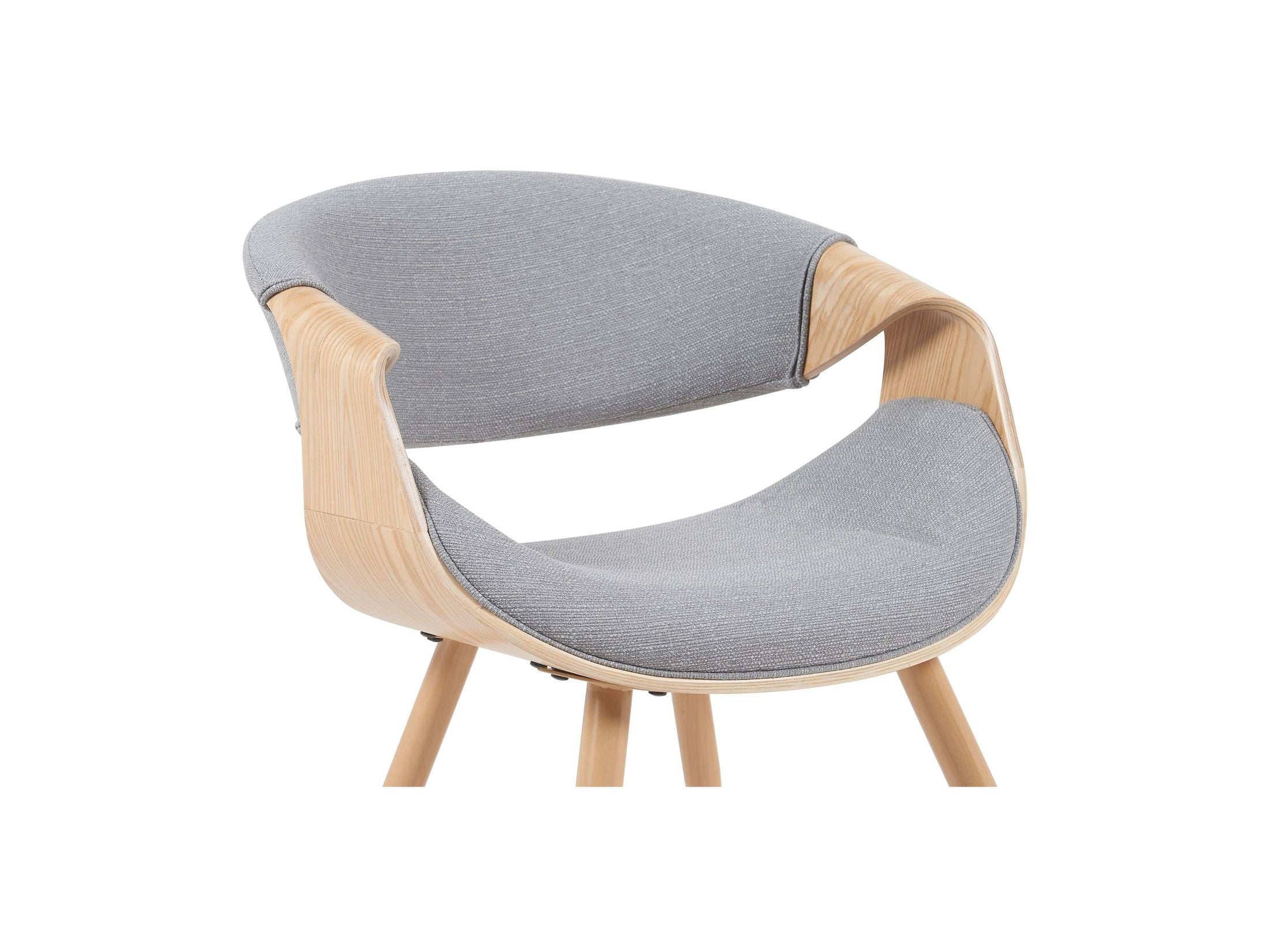 Butterfly - Upholstered Dining Chair - Brown Oak