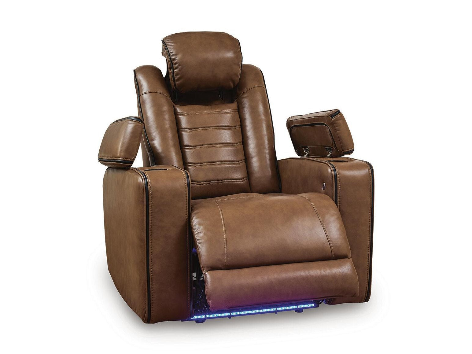 Gruaro - Power Recliner With Adjustable Headrest - Amber