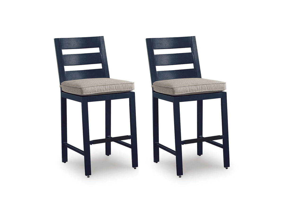 East Beach - Barstool (Set of 2) - Blue