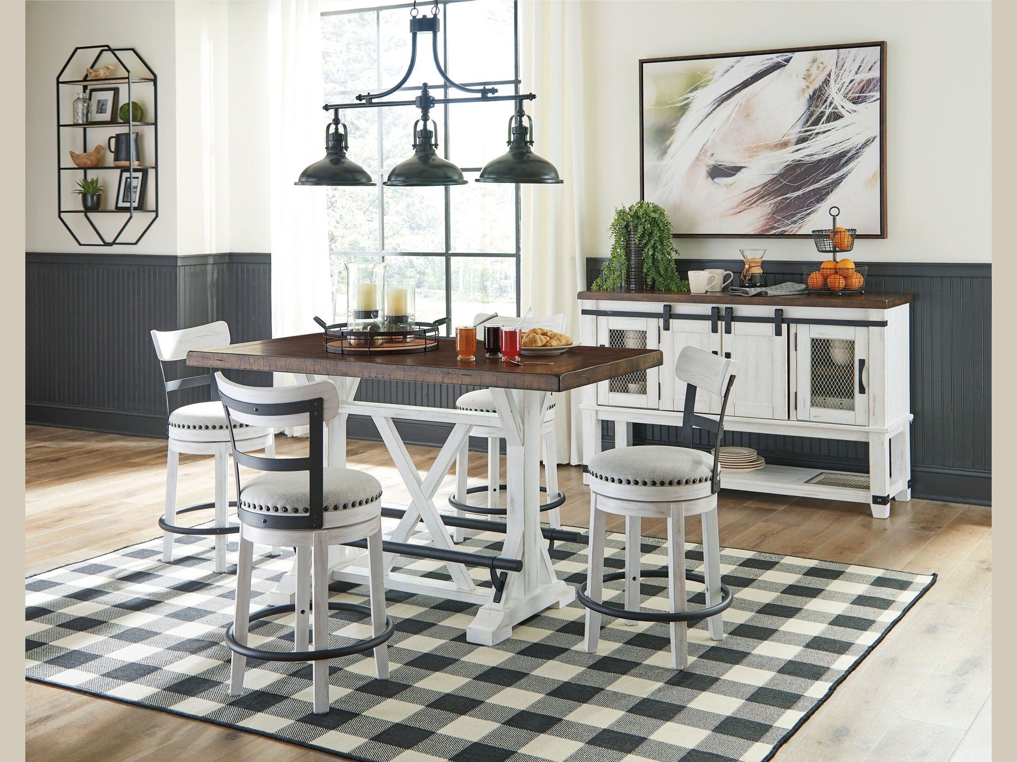 Valebeck - Counter Height Table Set
