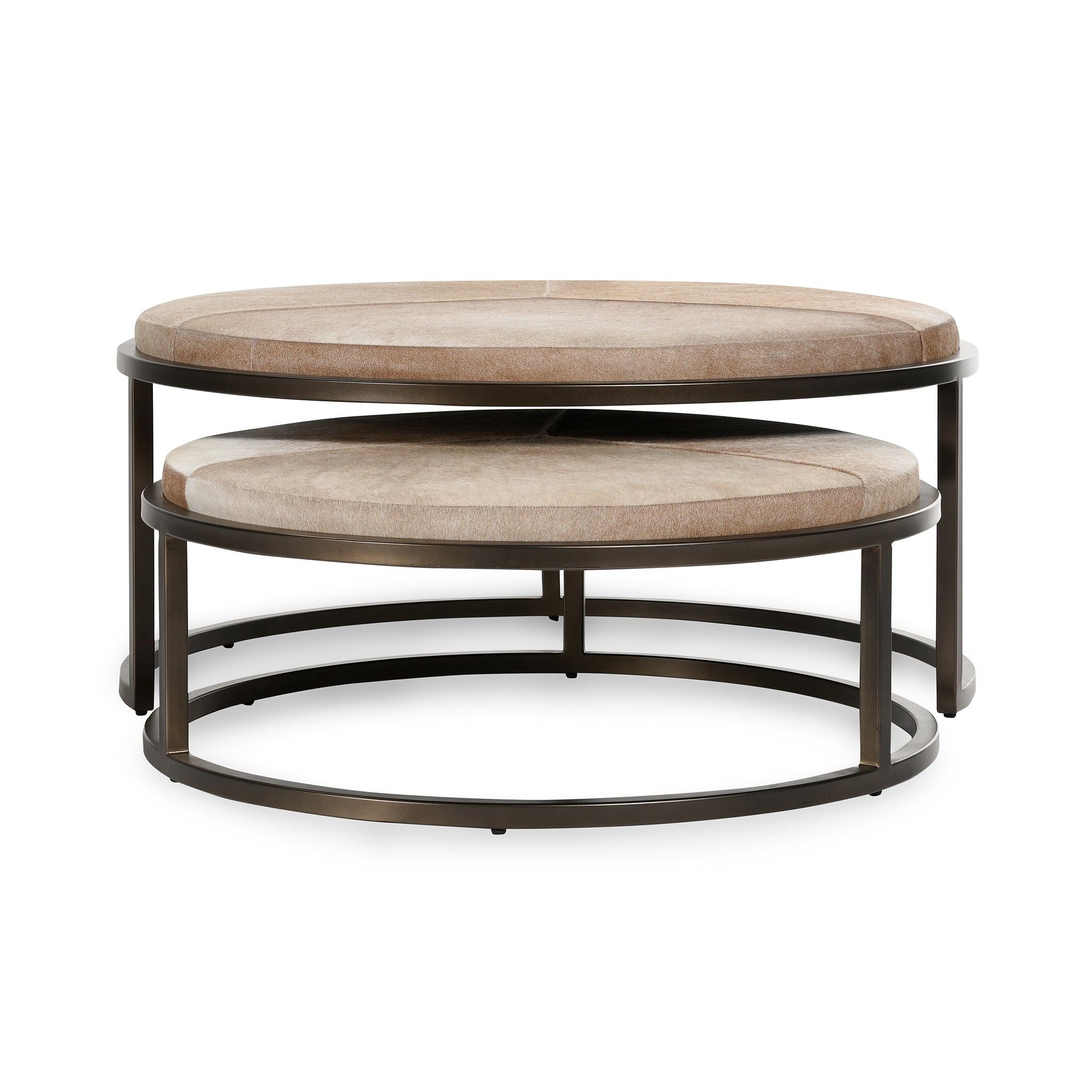 Hayword - Hide Nesting Coffee Tables - Canyon Sand