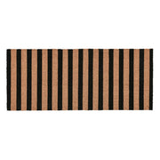 Doormats - Striped Doormat - Black / Natural