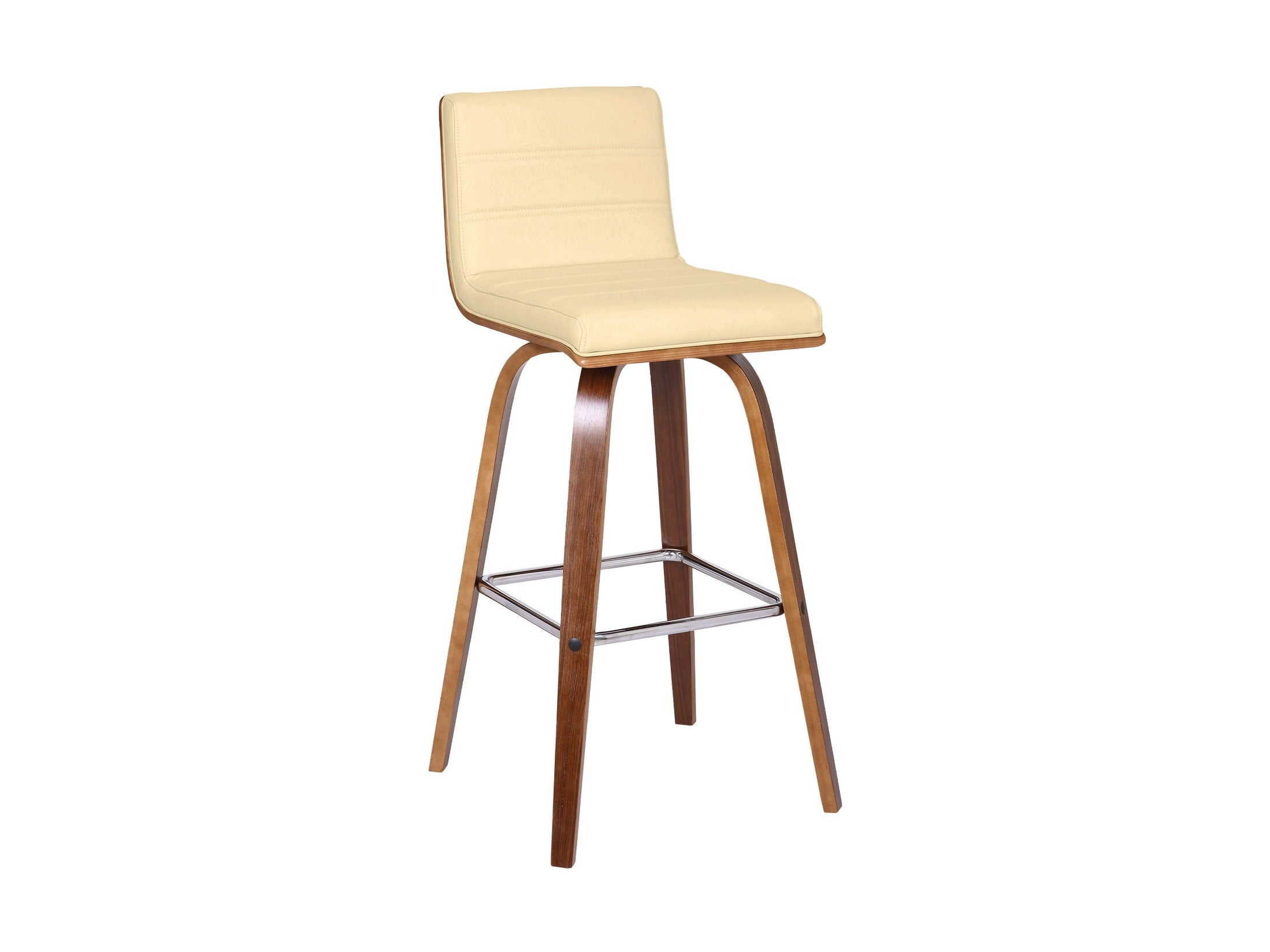 Vienna - 30" Swivel Bar Stool - Walnut Wood