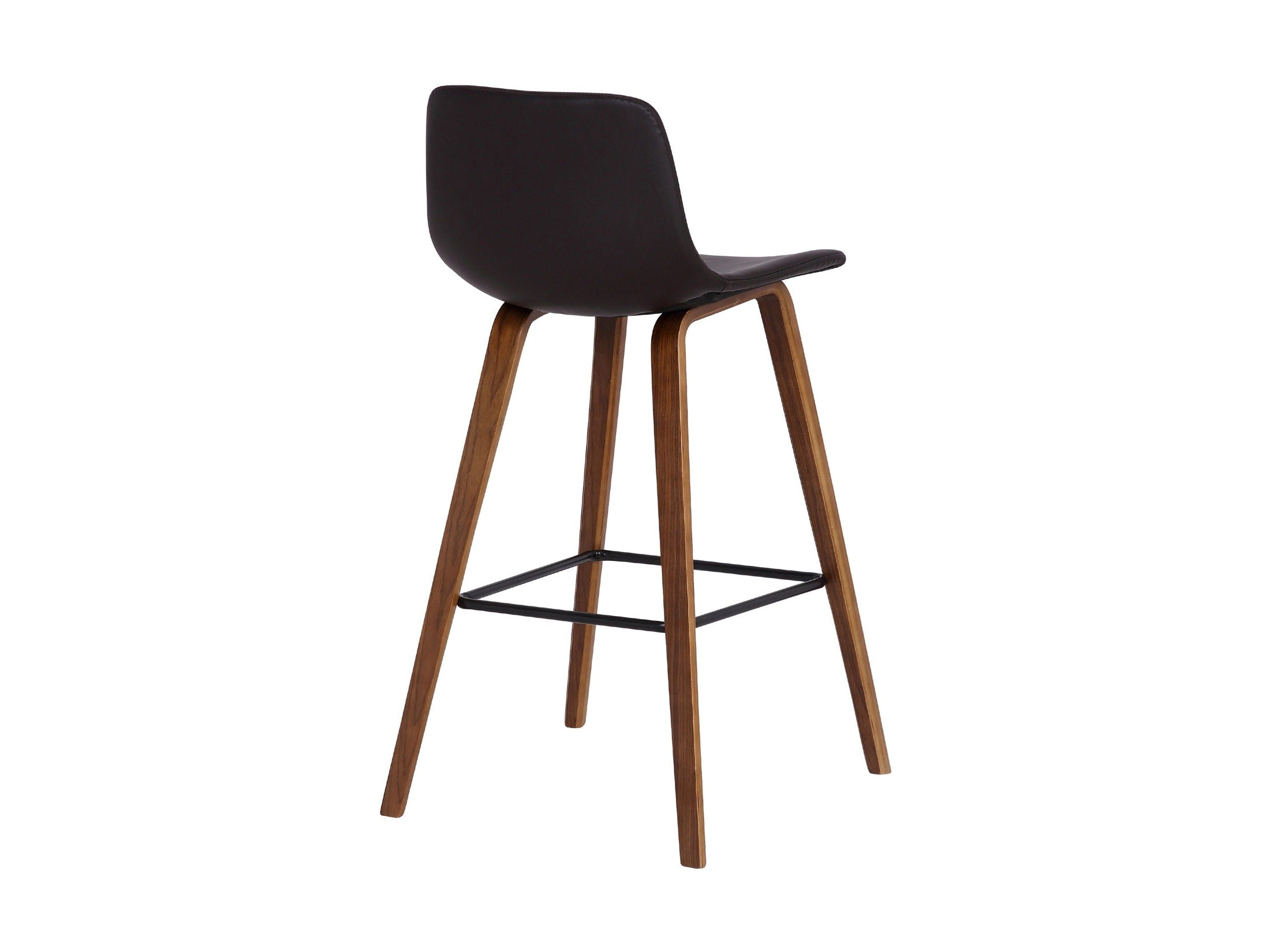 Maddie - 26" Contemporary Barstool - Walnut / Brown