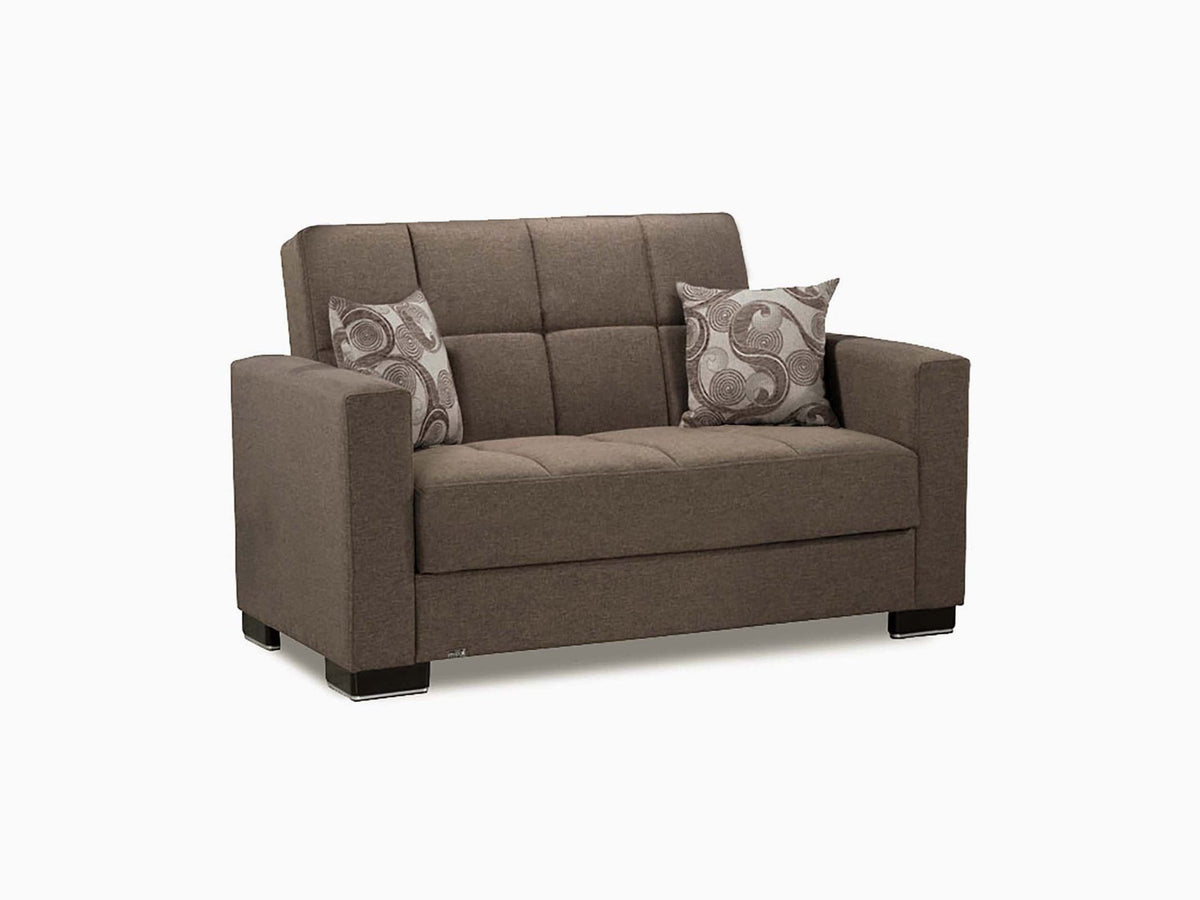 Ottomanson Armada - Upholstered Convertible Loveseat With Storage - Polyester