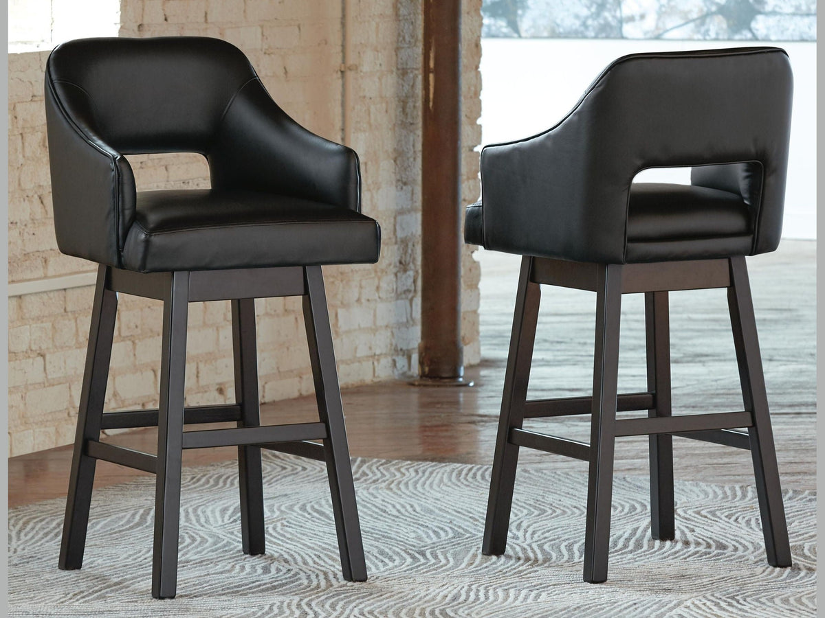 Tallenger - Upholstered Swivel Barstool (Set of 2)